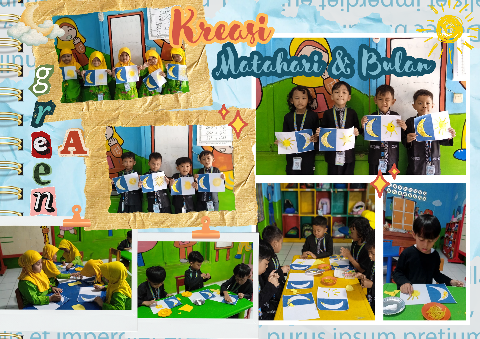 Green A "Kreasi Matahari & Bulan"